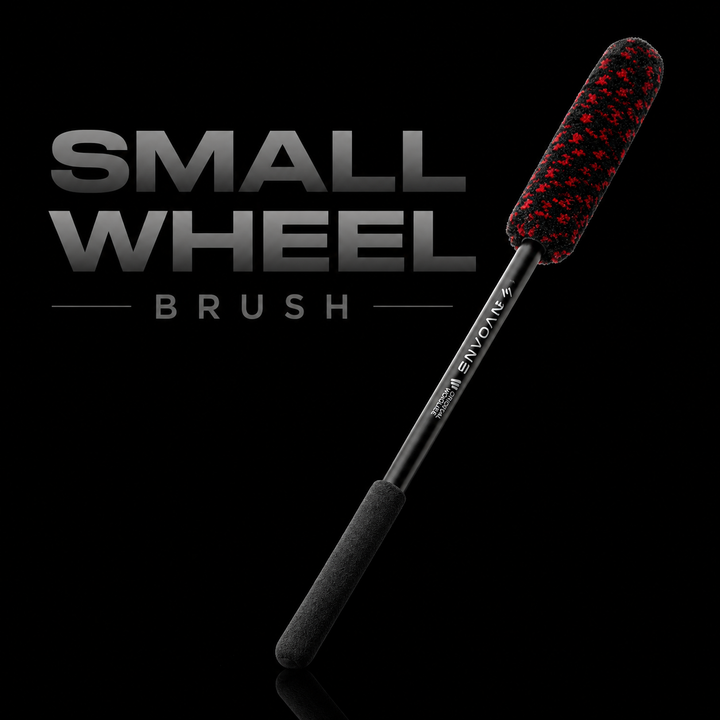 Wheel Woolie PLUS Brush Small straight 12" handle, advanced fibre, comfort grip