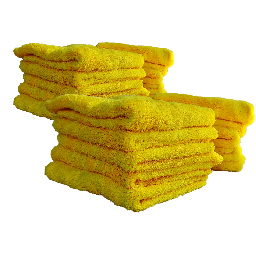 Envoke Yellow 500GSM Edgeless Microfibre Towel