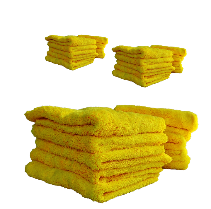 Envoke Yellow 500GSM Edgeless Microfibre Towel