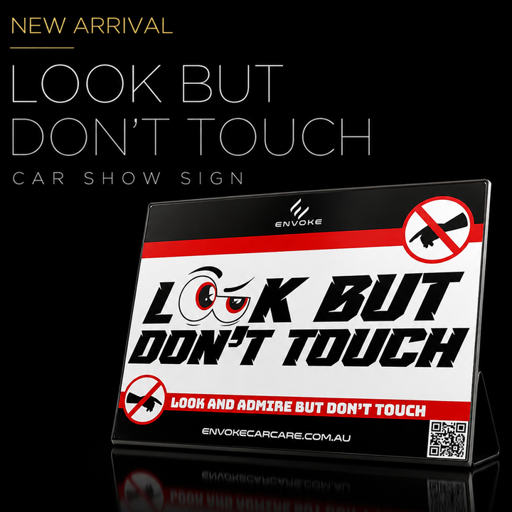 LOOK BUT DON'T TOUCH SIGN