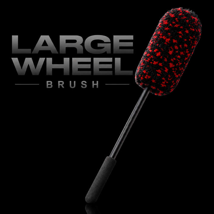 Wheel Woolie PLUS Brush large straight 18" handle, advanced fibre, comfort grip