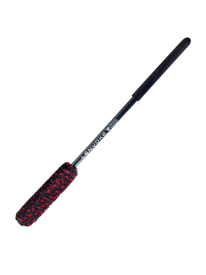 Wheel Woolie PLUS Brush Small straight 12" handle, advanced fibre, comfort grip