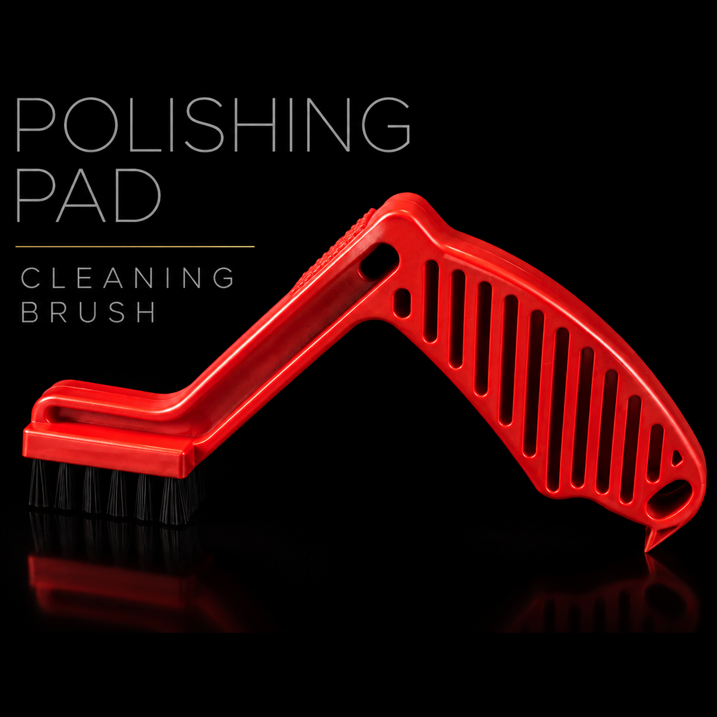 Pad conditioning and cleaning brush