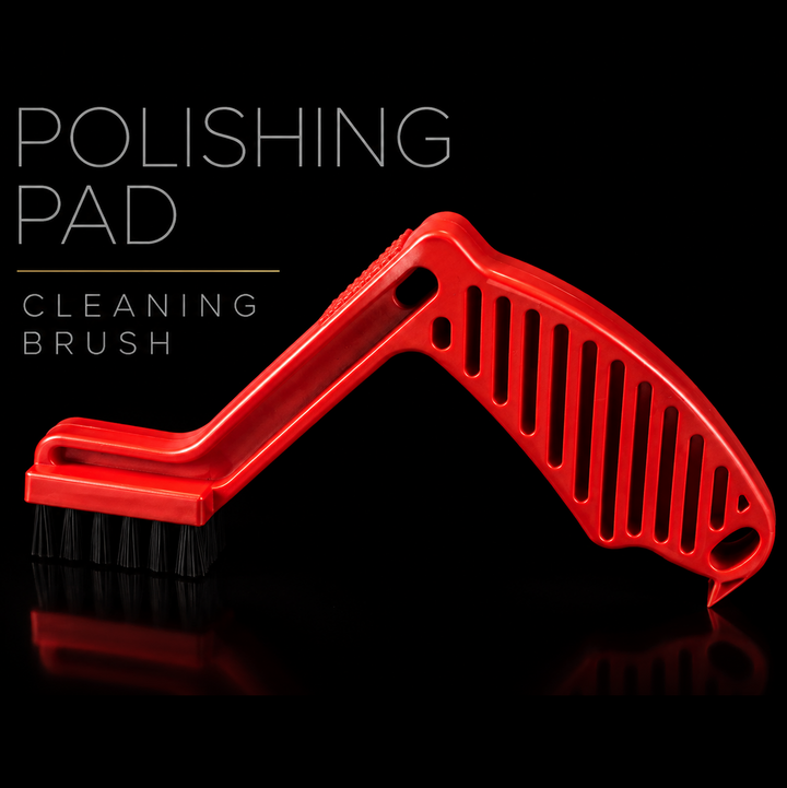 Pad conditioning and cleaning brush