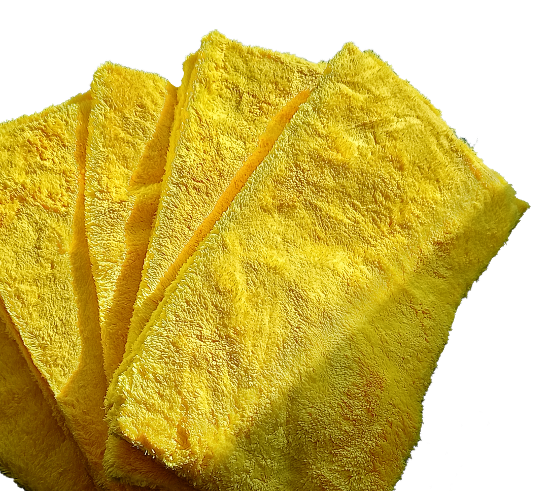 Envoke Yellow 500GSM Edgeless Microfibre Towel