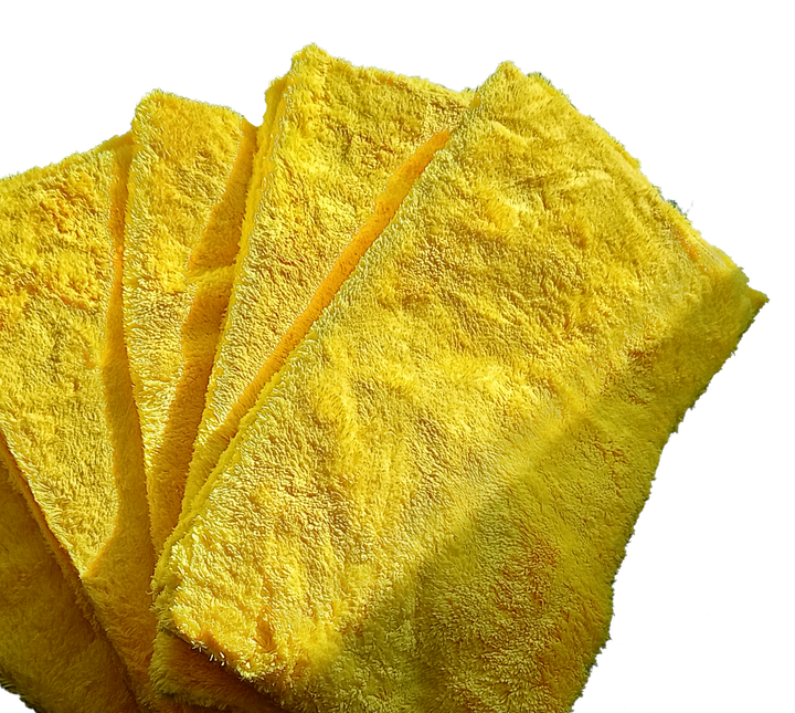 Envoke Yellow 500GSM Edgeless Microfibre Towel