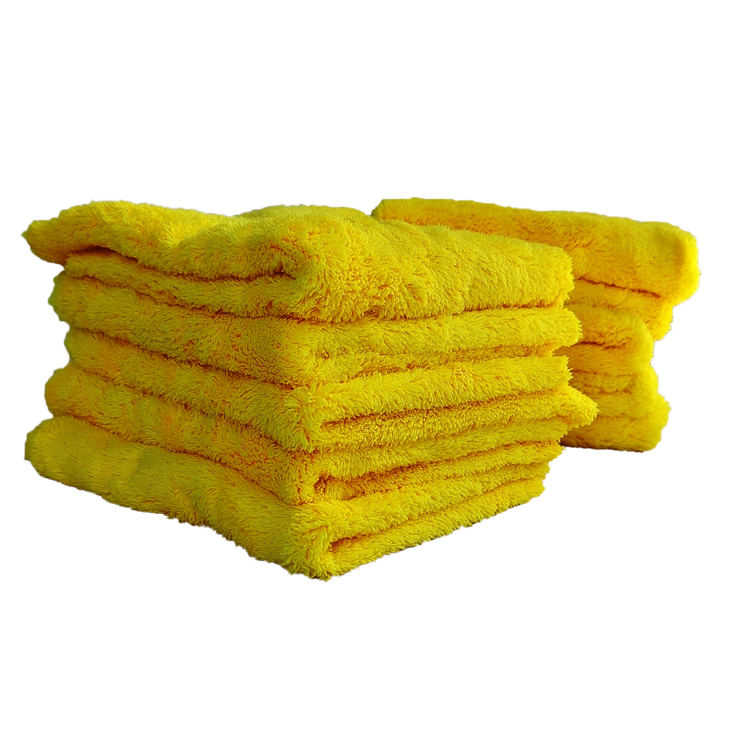 Envoke Yellow 500GSM Edgeless Microfibre Towel
